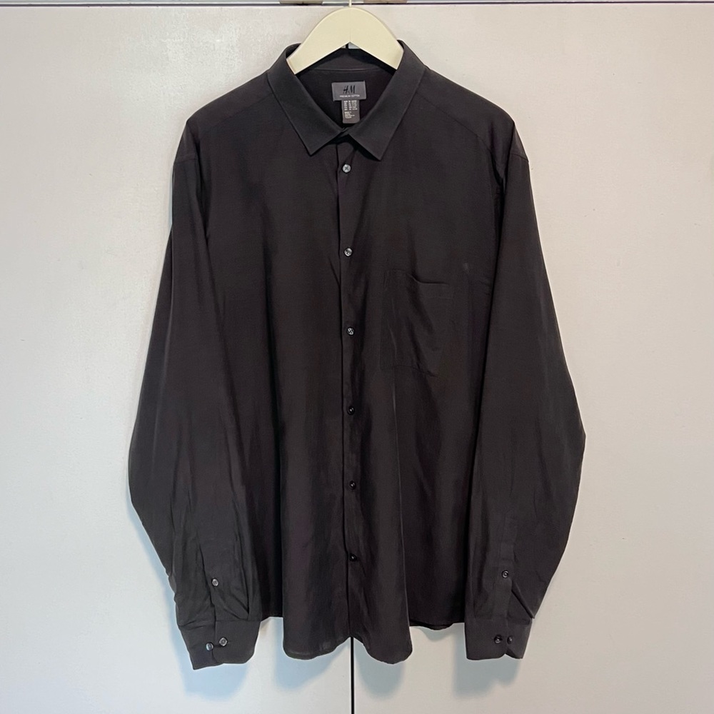 Mock-Silk button up shirt